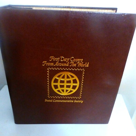 First Day Covers From Around The World STAMP ALBUM Old Stamp Collection Book - Picture 4 of 16